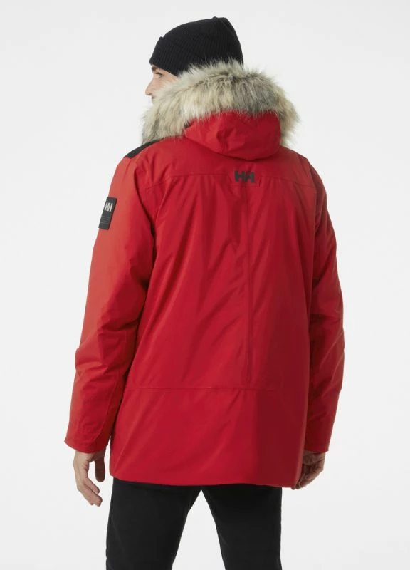 Parka Reine Helly Hansen, moška, rdeča