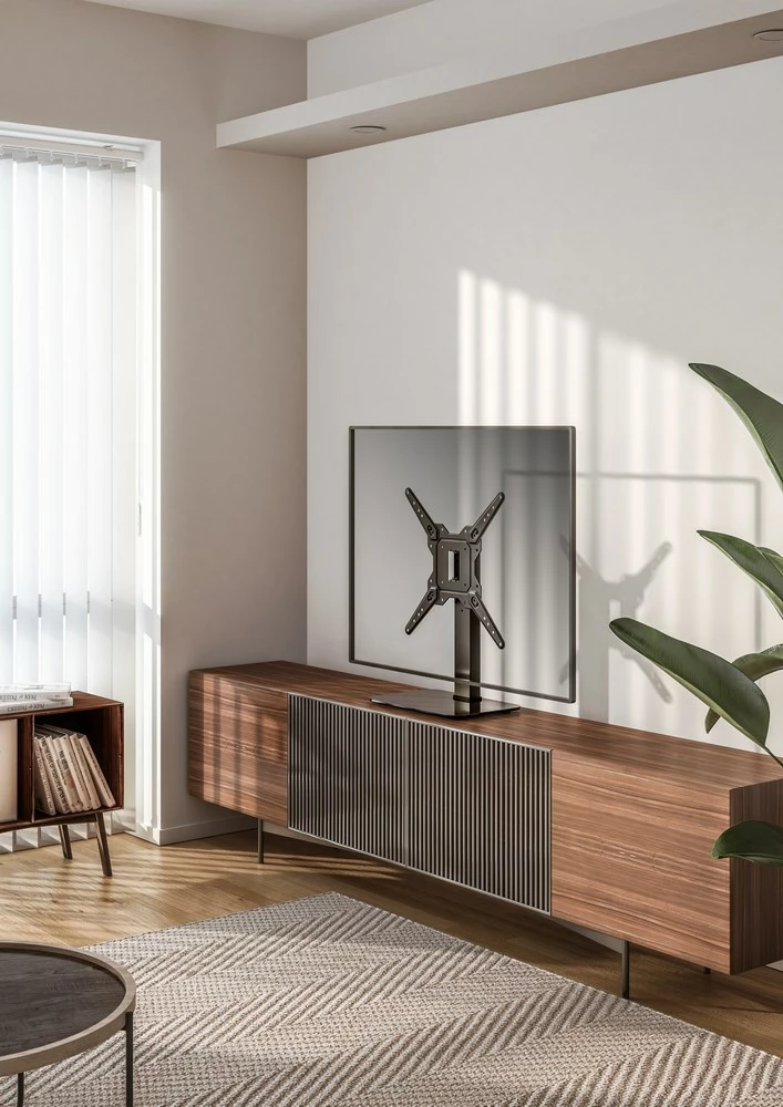 Namizni nosilec za TV/monitor Gembird TVS-D55S-01, 23-55", črn