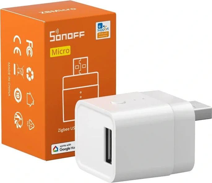 Pametni USB adapter ZigBee Sonoff ZBMicro, 36W, bel
