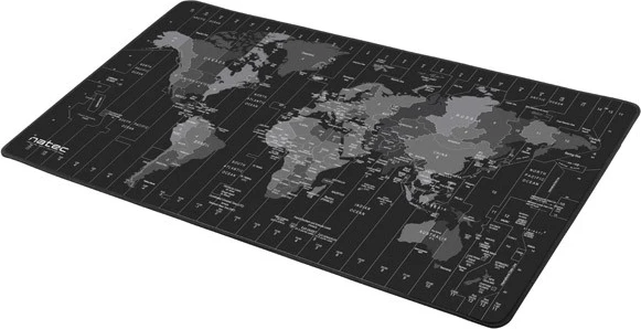 Mauspad Time Zone Natec, črn/siv