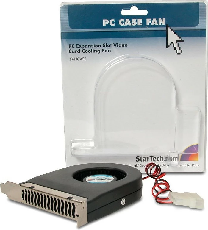 Hladilni ventilator, StarTech PCI, 2200 RPM, LP4, črn