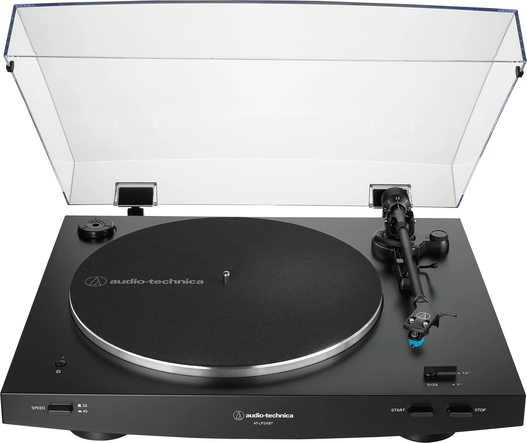 Gramofon Audio-Technica AT-LP3XBT, Bluetooth 5.2, phono predojačevalec, črn