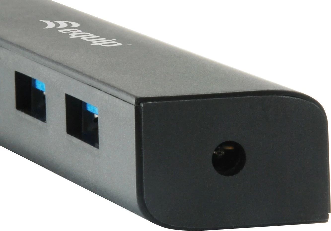 USB razširitveni hub, 4 USB 3.2 Gen 1 Type-A porte, Type-C na Type-A, Equip 128954, črn