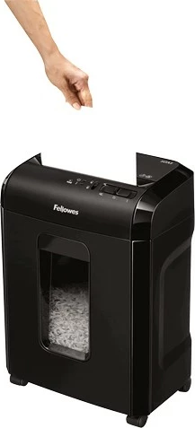 Mikro-rezalnik Fellowes Powershred 10M, 19 L, črn