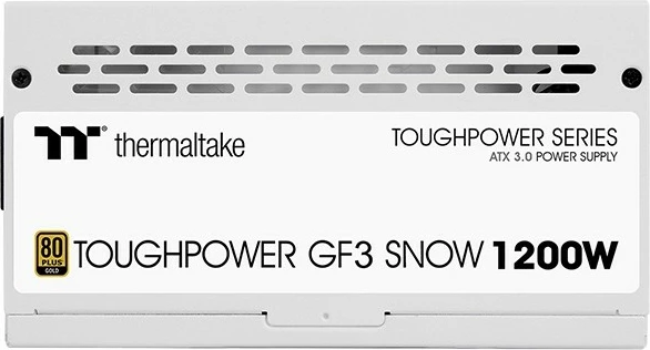 Visokozmogljivi napajalnik Thermaltake Toughpower GF3 Snow 1200W, 80 PLUS Gold, ATX 3.0, bel