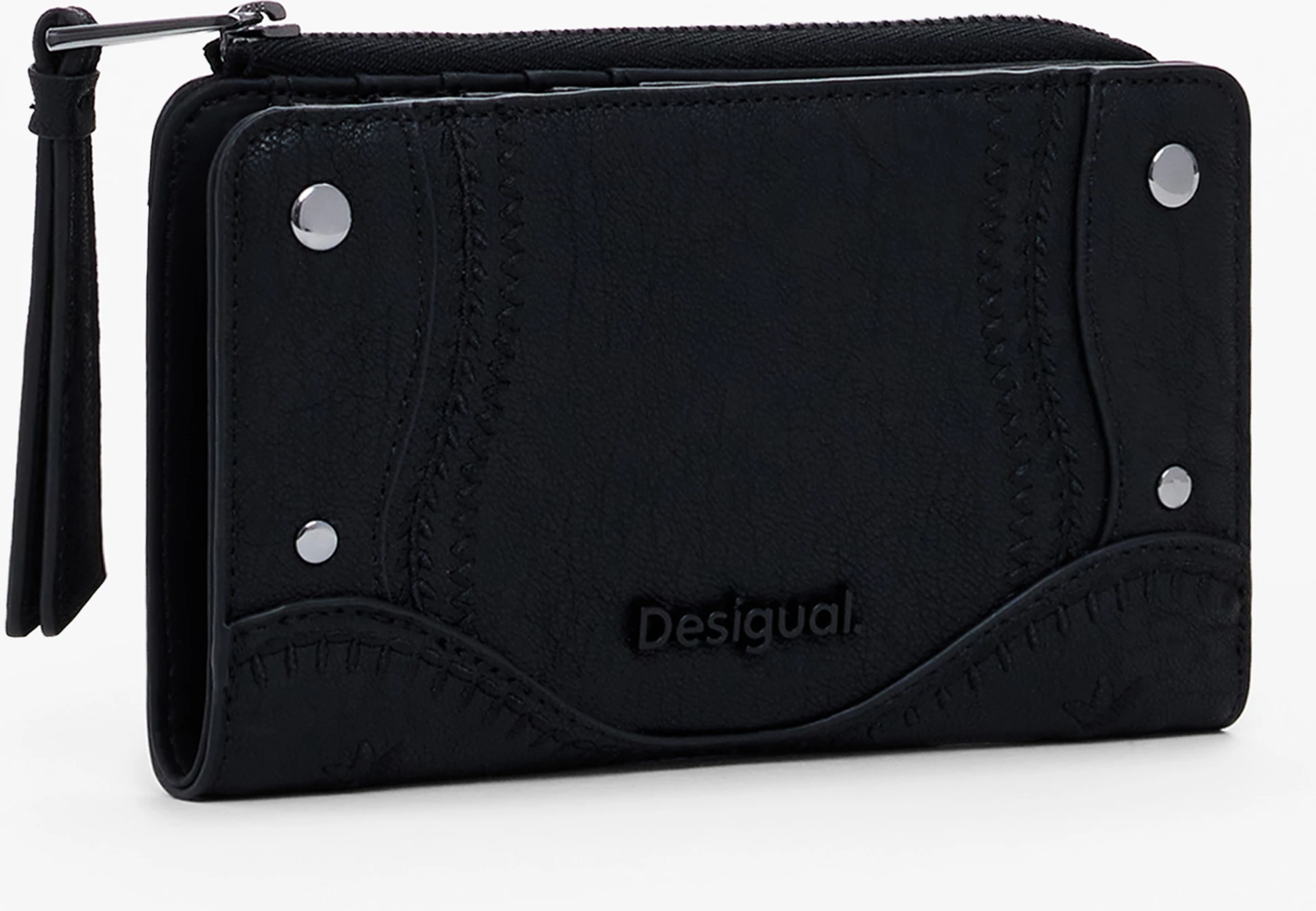 Denarnica za ženske DESIGUAL EMBRO PATCH EMMA, črna