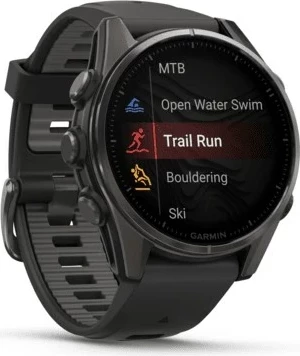 Pametna ura fenix 8, 43 mm, 32 GB, AMOLED, Garmin, črna