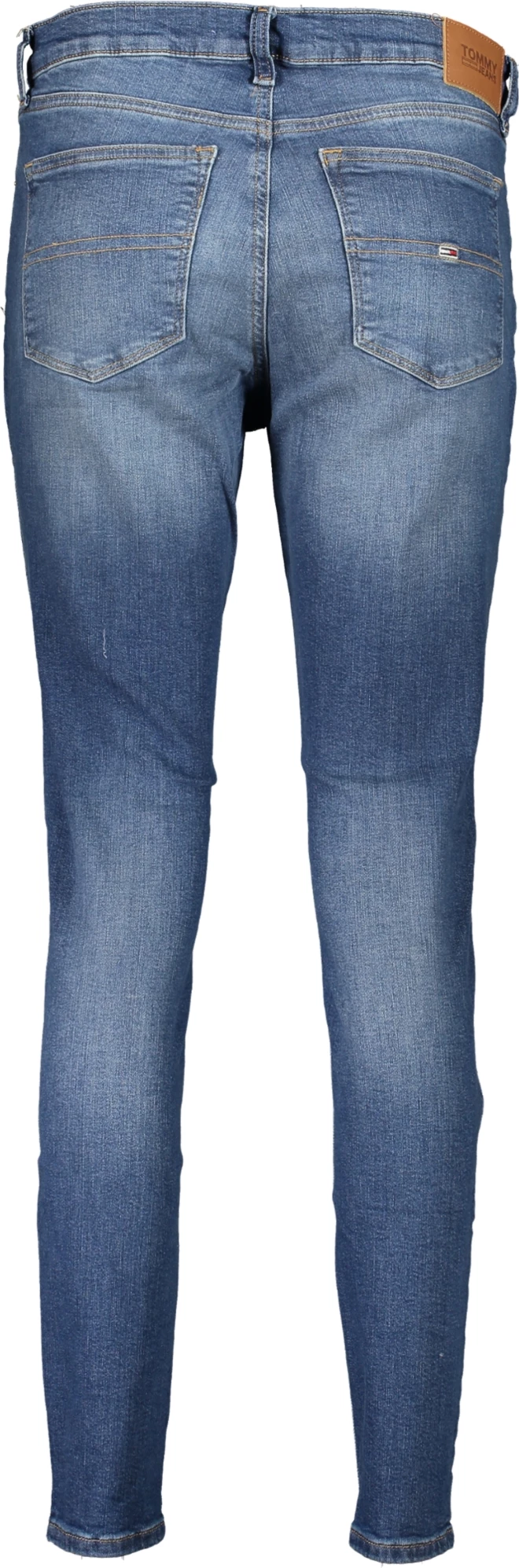 Jeans za ženske TOMMY HILFIGER NORA MID RISE SKINNY, modri