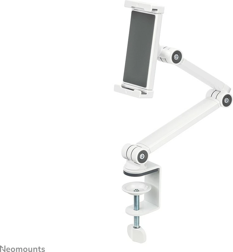 Namizni nosilec za tablico Newstar Neomounts DS15-545WH1, univerzalen, gibljiv, bel