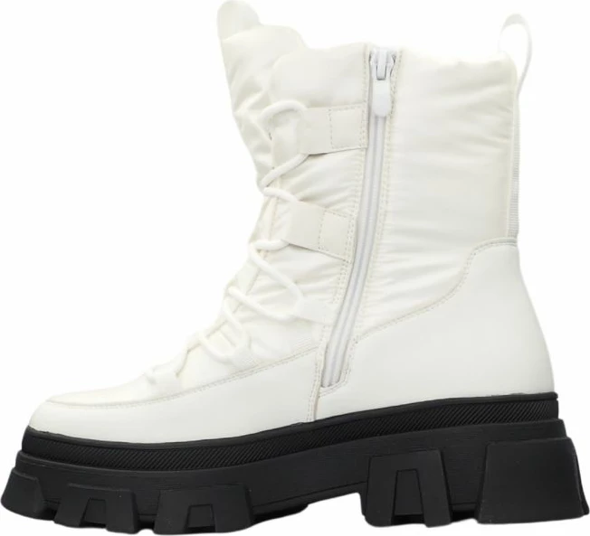 Visoke ženske škornje Lee, bele