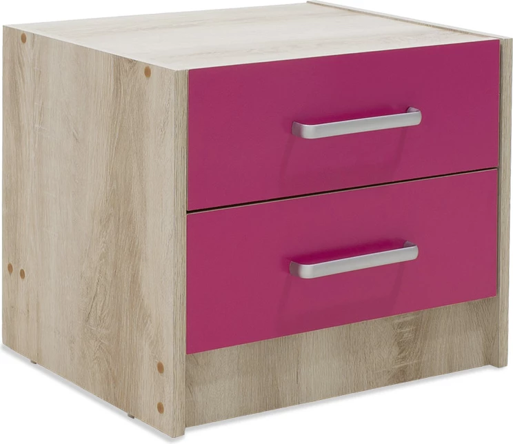 Komoda za otroke castillo-pink Looney 47,5x40,5x40,5