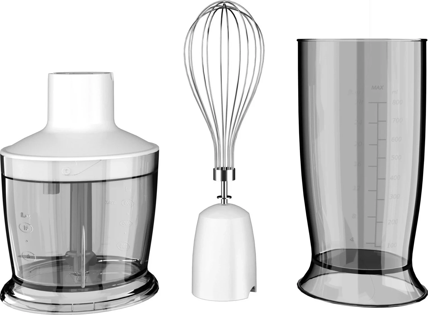 Rokčni mešalnik Aiwa ABL800 Plus Kenkiri 800 Plus, 600 W, bel