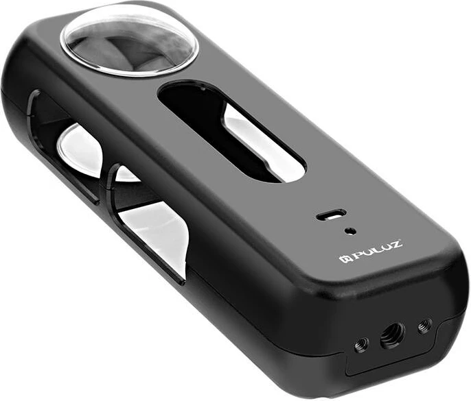 Kovinsko zaščitno ohišje s pokrovom za lečo Puluz PU990B za Insta360 X4, črno
