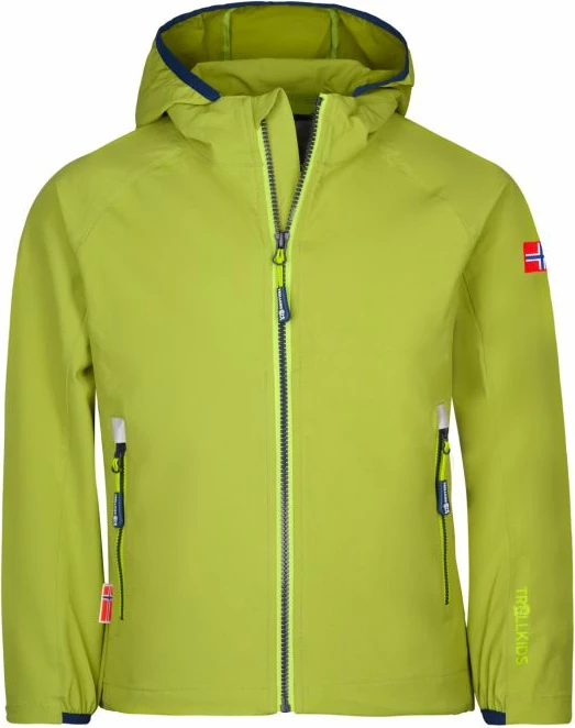 Otroška softshell jakna, Trollkids, rumena