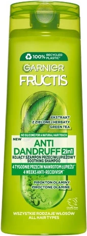 Šampon proti prhljaju 2v1 za ženske Garnier Fructis, 400 ml