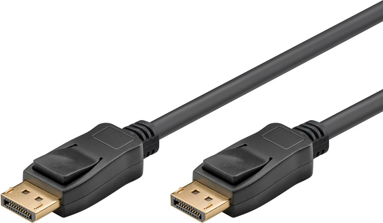 DisplayPort kabel 2 m, No-Name, črn