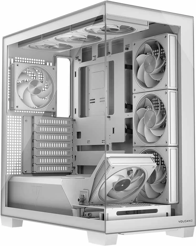 Računalniško ohišje, midi ohišje MODECOM Volcano Stellar 8F ARGB 20, belo