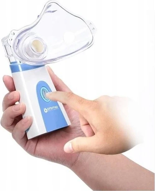 Ultrazvočni inhalator Oromed Oro-Mesh Pro, bel