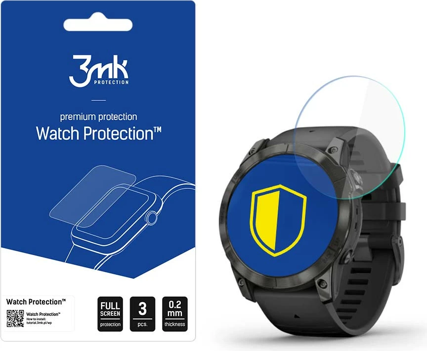Zaščitni film za zaslon pametne ure 3mk Watch Protection za Garmin Epix Pro Gen 2 42mm, prozoren, 3 kosi