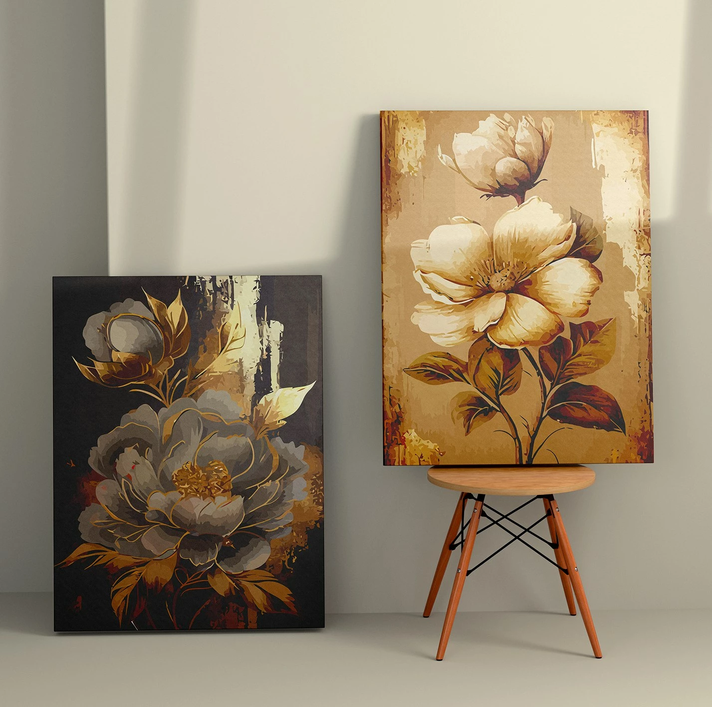 Dekorativna slika na platnu (2 kosa), Wallity 2KNV4343, 50 x 70 cm