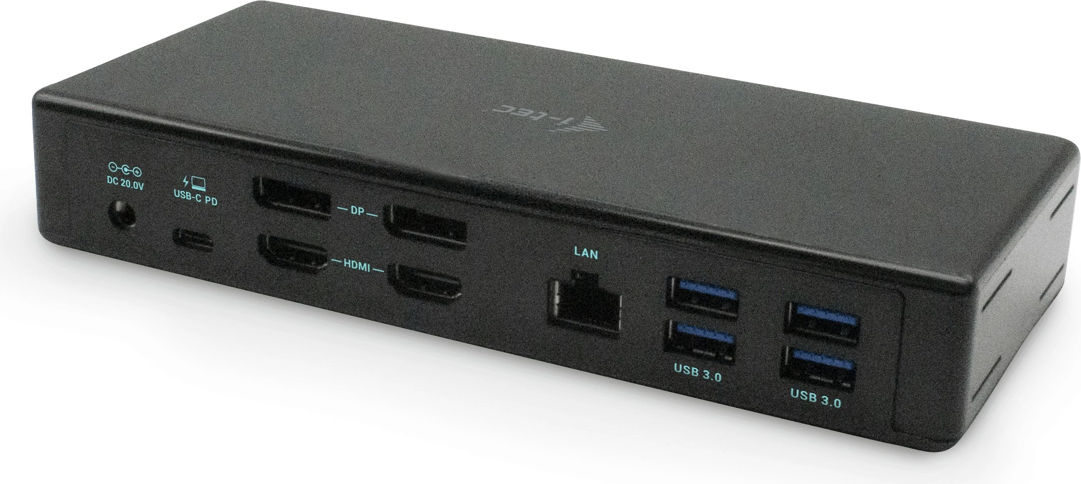 Dokkena postaja za prenosnik I-Tec USB-C Quattro Display, 85W, 4 izhodi za monitor, LAN, črna