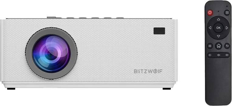 Projektor BlitzWolf BW‑V8, dekodiranje do 4K, Full HD 1080p, Android 11, Wi‑Fi 2.4G/5G, Bluetooth, bel