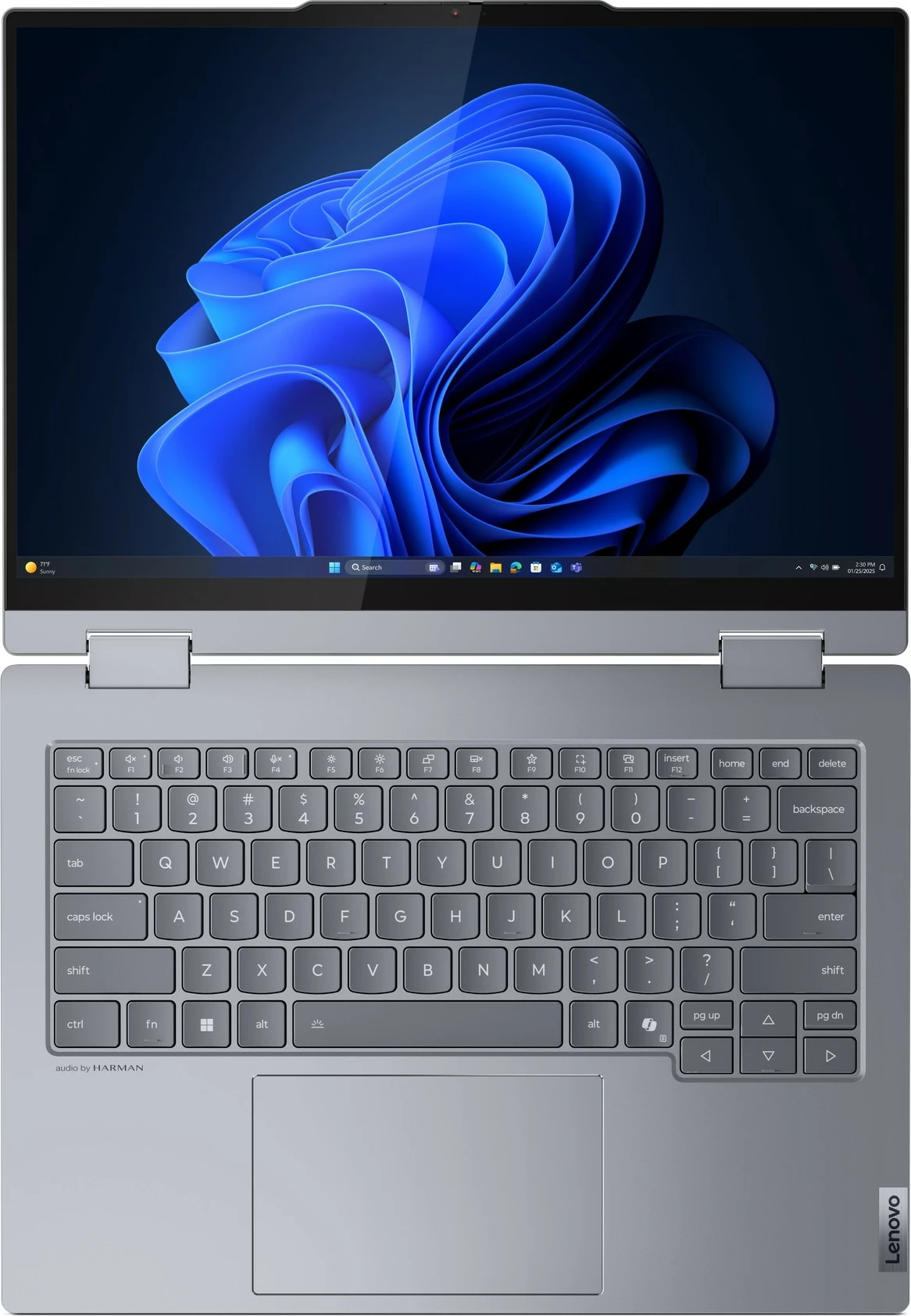 Prenosnik z zaslonom na dotik 2-v-1 Lenovo ThinkBook 14 G5 IAU, Intel Core Ultra 7, 32 GB RAM, 1 TB SSD, 14", Luna Grey