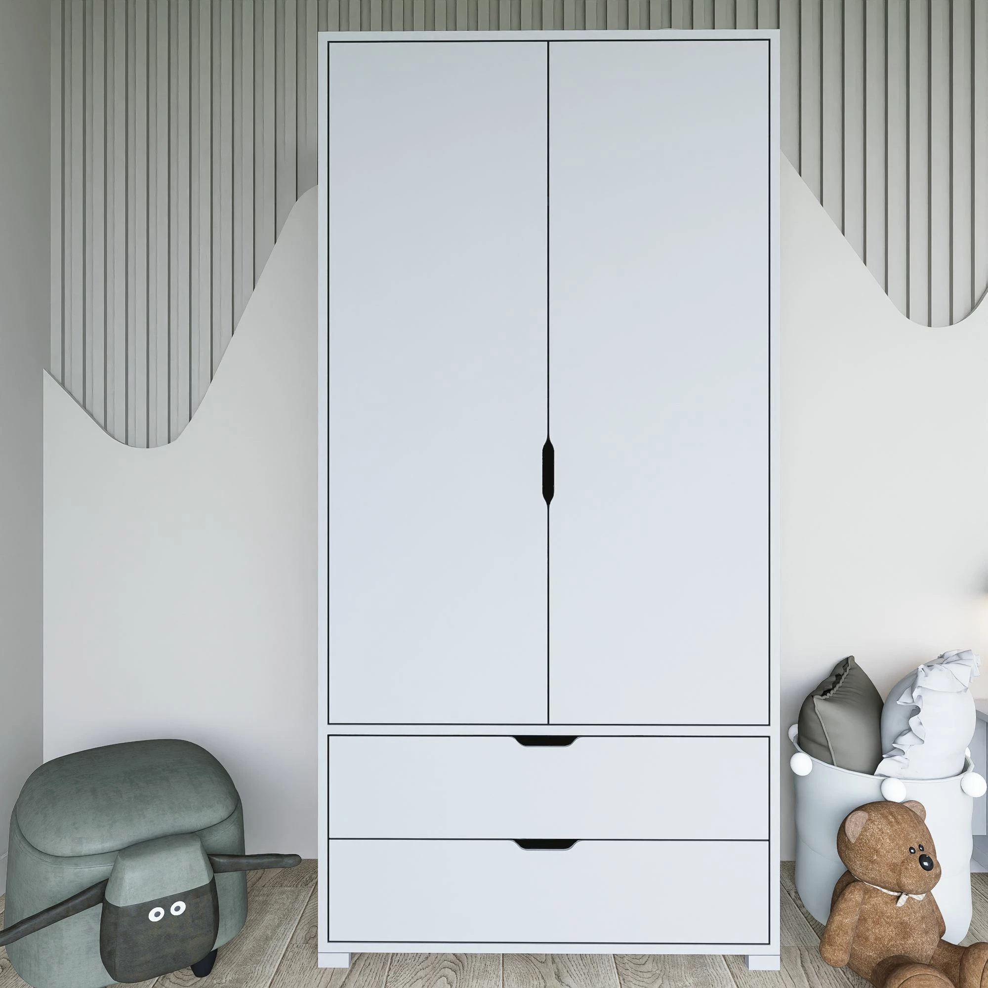 Omara Skye Decor, bela, 90 cm, 1600-016