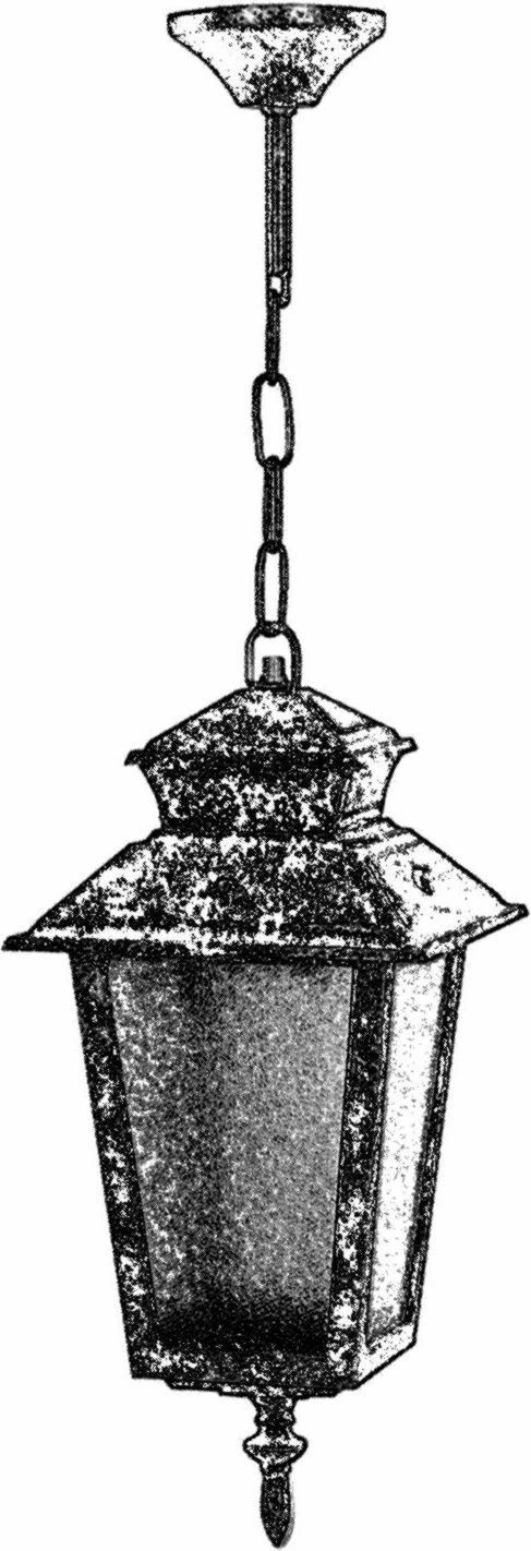 Zunanja stropna svetilka Opviq BFE-68211-BKR