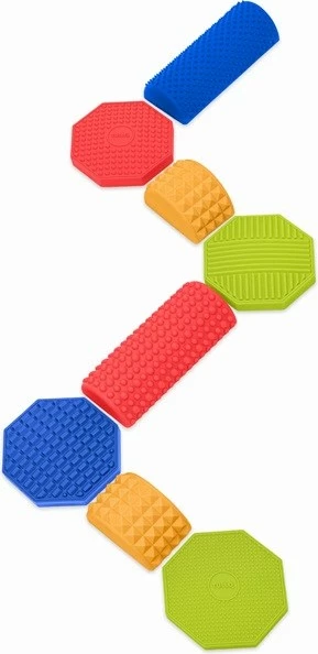 Senzorna steza, 8 kosov, mešane barve Tullo