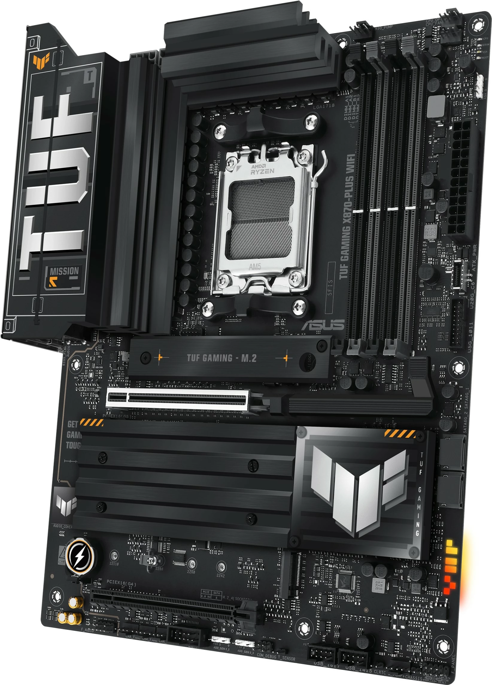 Matična plošča ASUS TUF GAMING X870-PLUS WIFI, Socket AM5, DDR5-SDRAM, 192 GB