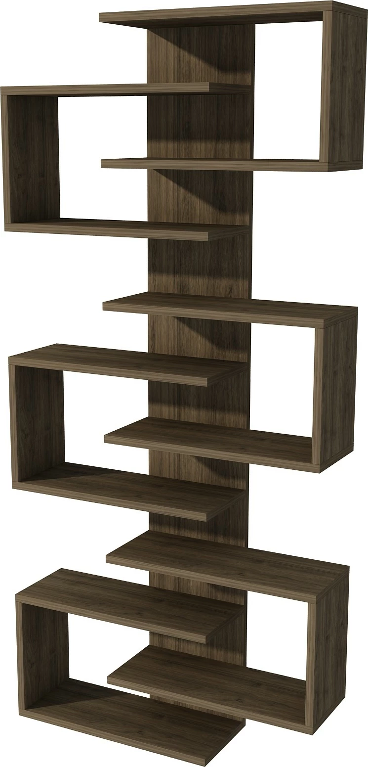 Polica za knjige Skye Decor, oreh