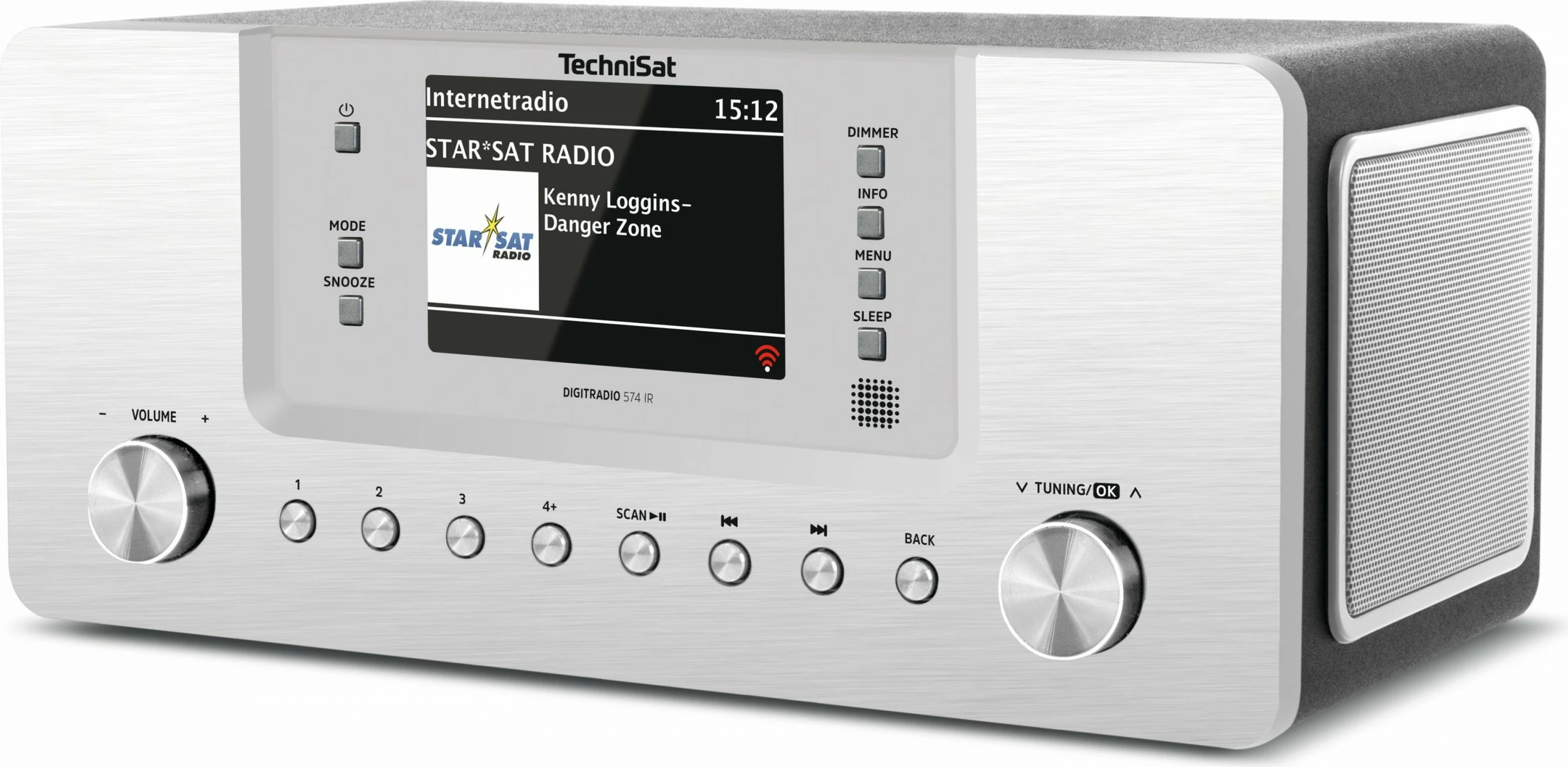 Internetni radio TechniSat DigitRadio 574 IR, srebrn