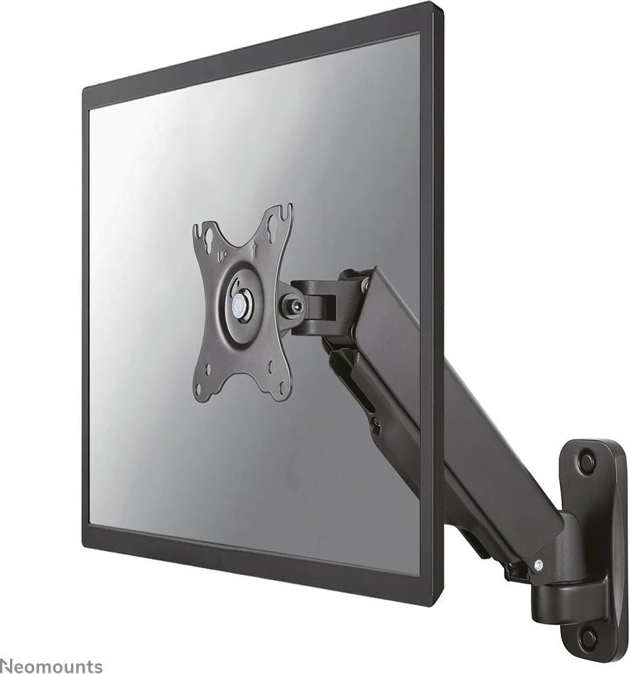 Nosilec za monitor/TV z nastavitvijo višine na plinski vzmeti, polni premik, 17–32 in, črn - Neomounts WL70-440BL11