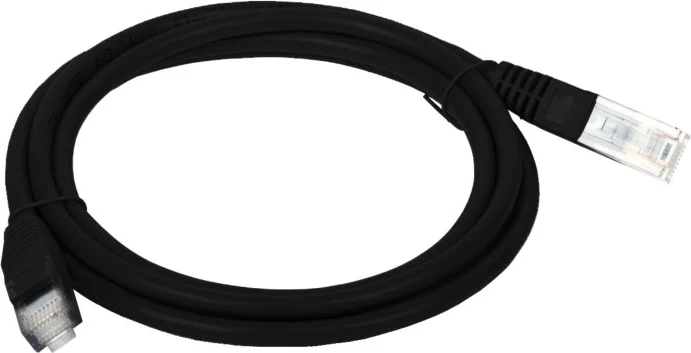 Kabel za omrežje, Alantec KKU5CZA1, Cat5e, 1 m, črn