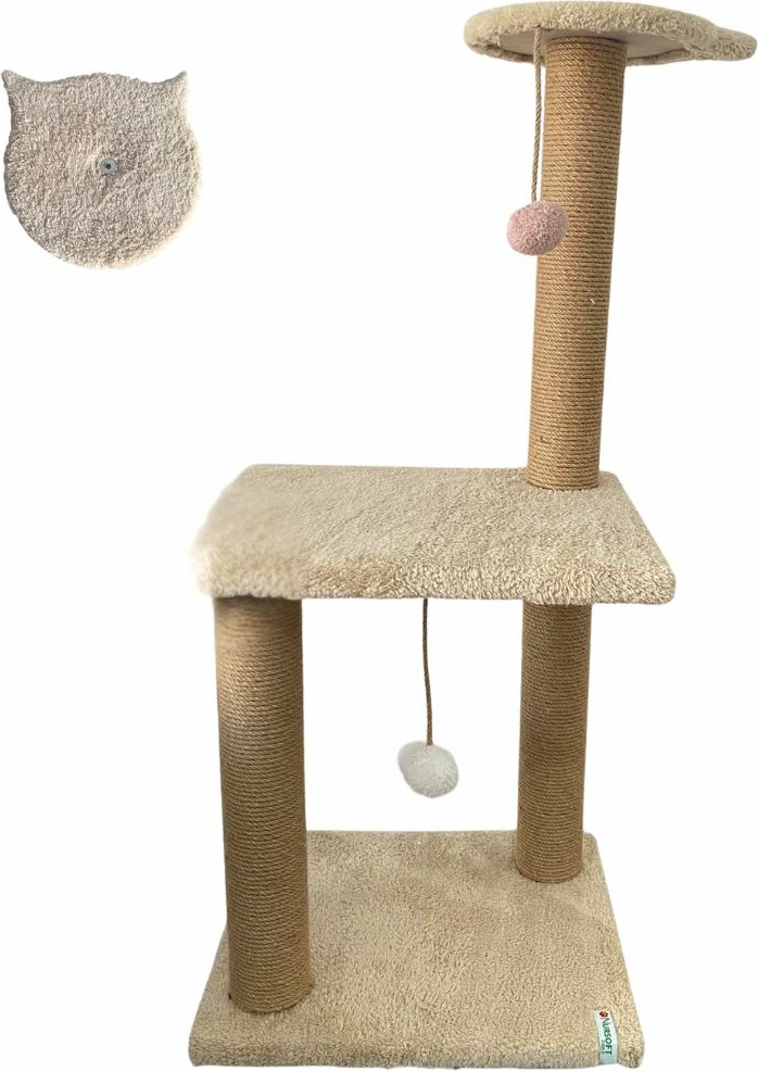 Praskalna deska za mačke Tina 2, bež