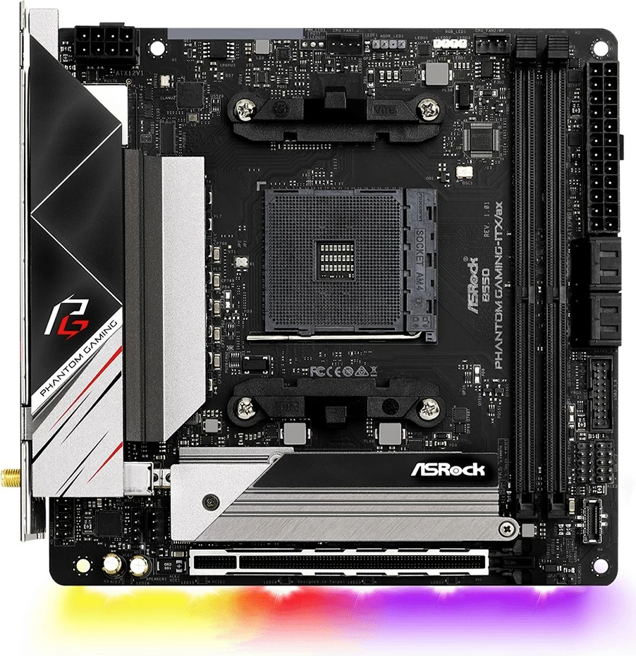 Mini ITX plošča Asrock B550 Phantom Gaming-ITX/AX, Socket AM4