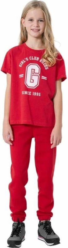 Hlače za deklice 4F, rdeče