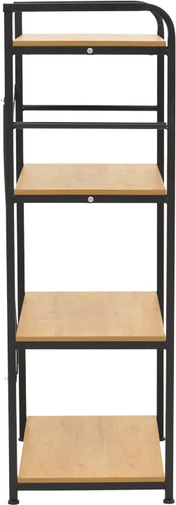 Raft s talnim Depo, črn-leseni MDF, 60x40x120 cm