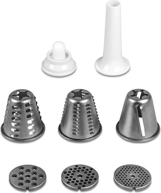 Mlinček za meso, 700 W, 2 hitrosti, 3 sita, 3 rezalniki Eldom M200Z MITT