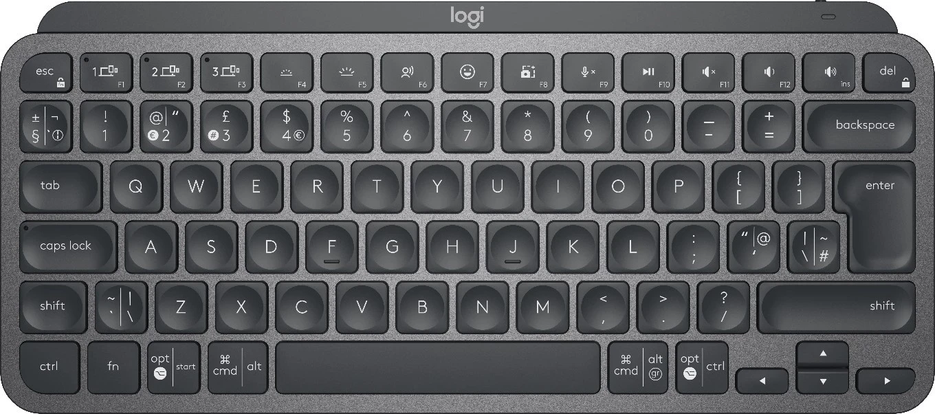 Prenosna Bluetooth tipkovnica Mix Keys Mini, Logitech, grafit