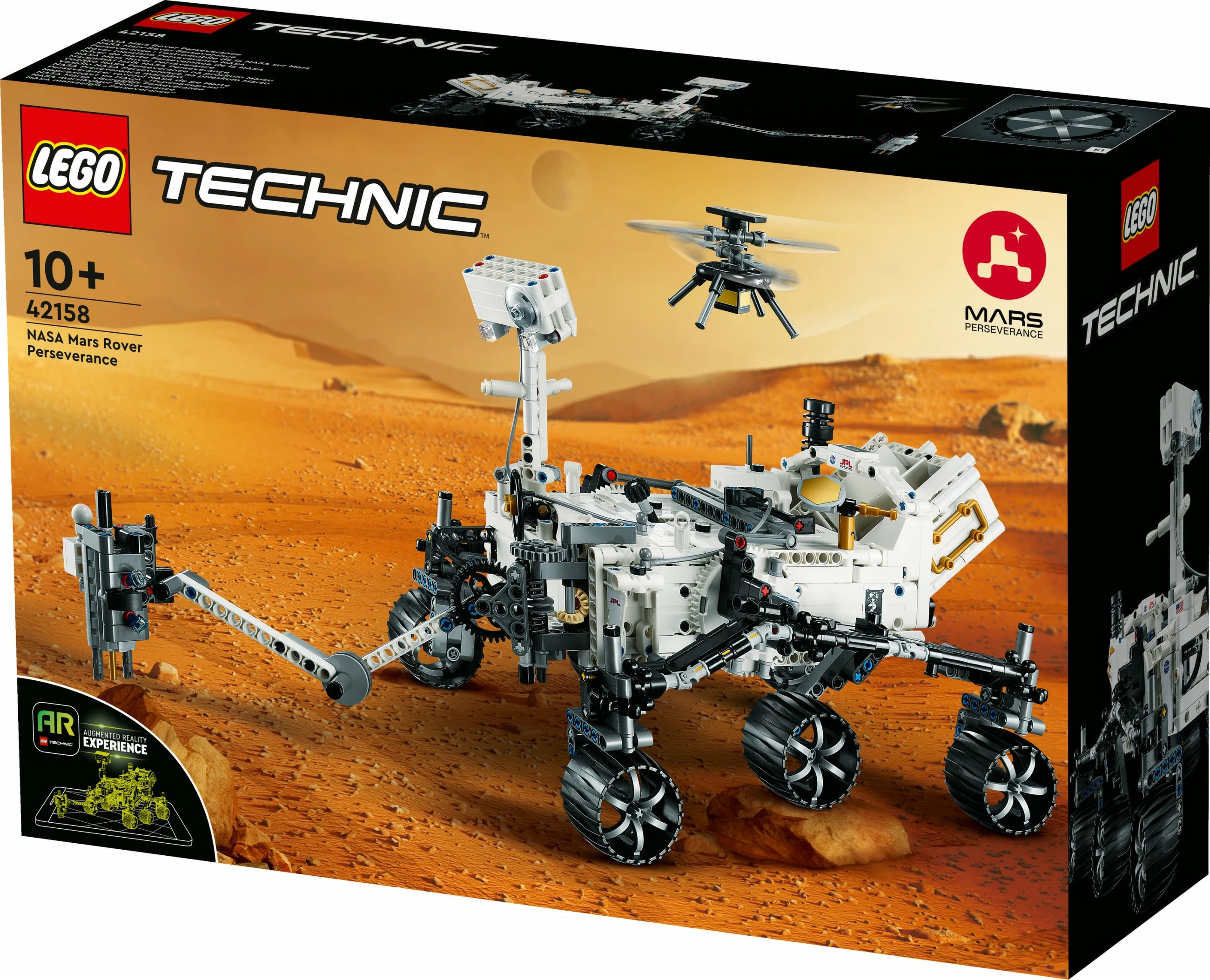 Model gradnje LEGO Technic Mars Rover Perseverance, NASA 42158, 1132 kosov, večbarvno