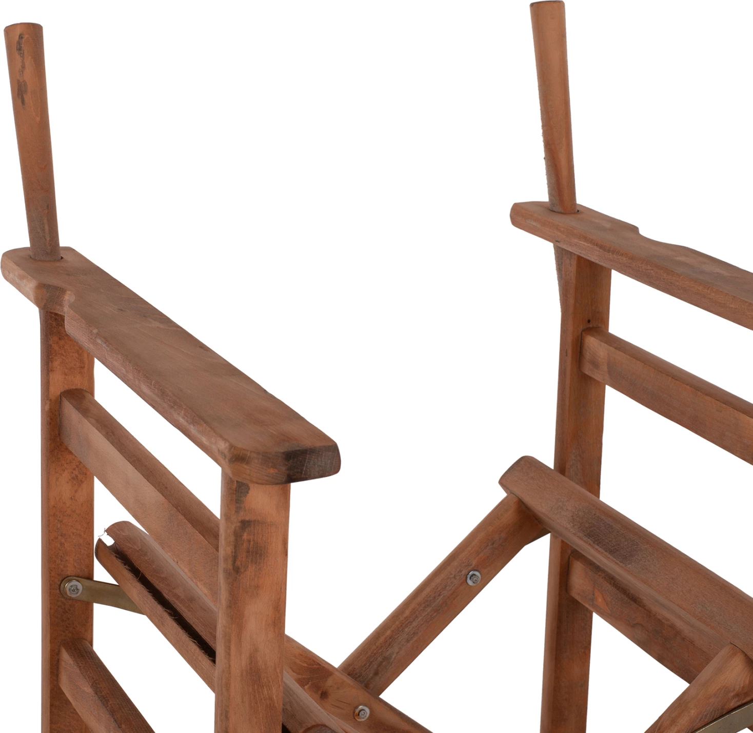 Barski stol režiserja PALMER v okvirju impregniranem z orehom FH5578.01 57x57x117Hcm