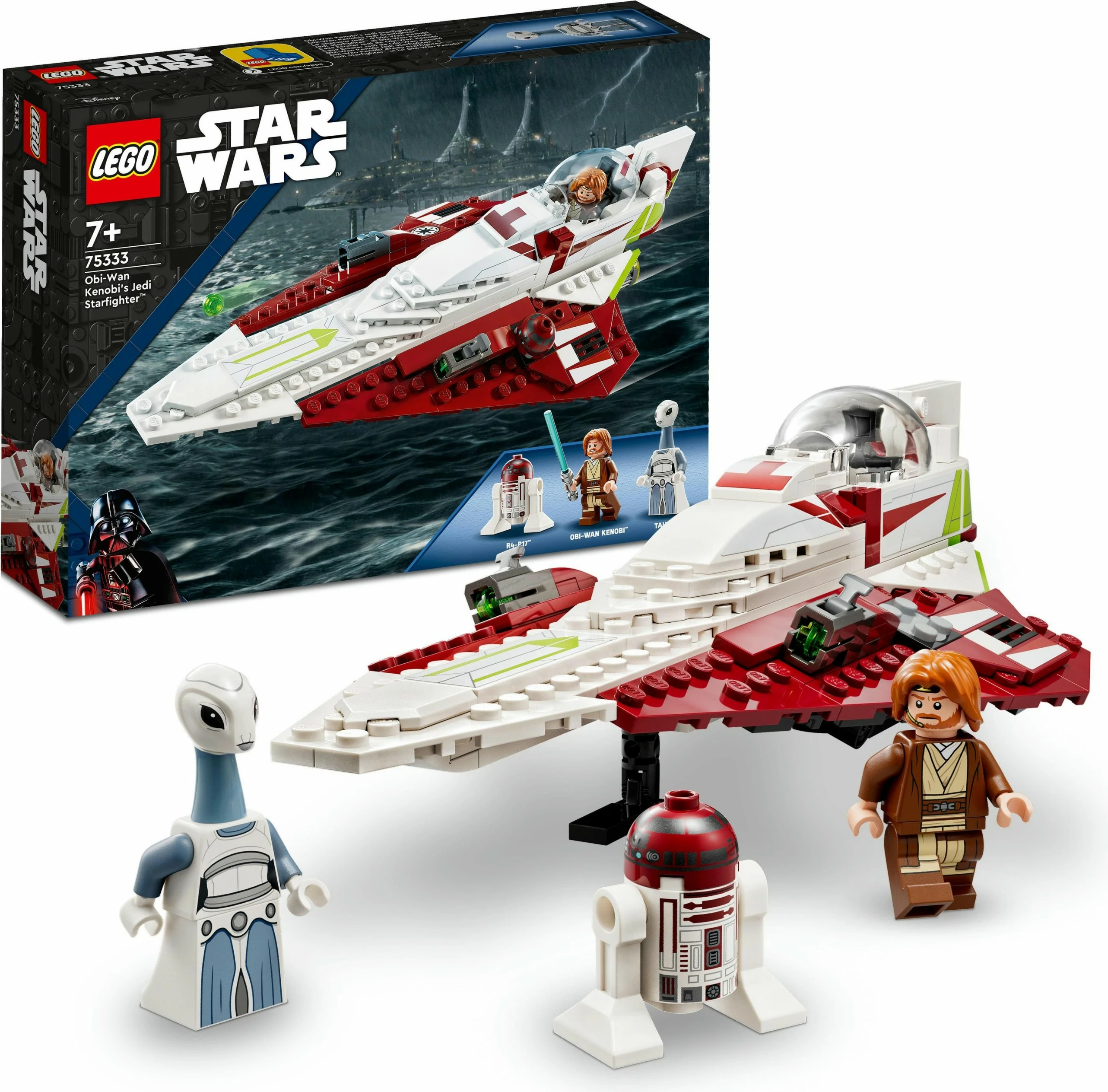 Model Jedi Starfighter, LEGO Star Wars Obi-Wan Kenobi, 282 kosov