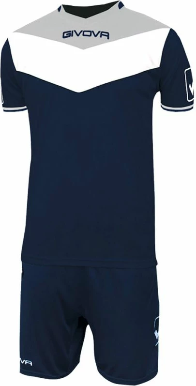 Komplet za nogomet, Givova KITC53 0427, modro-siv