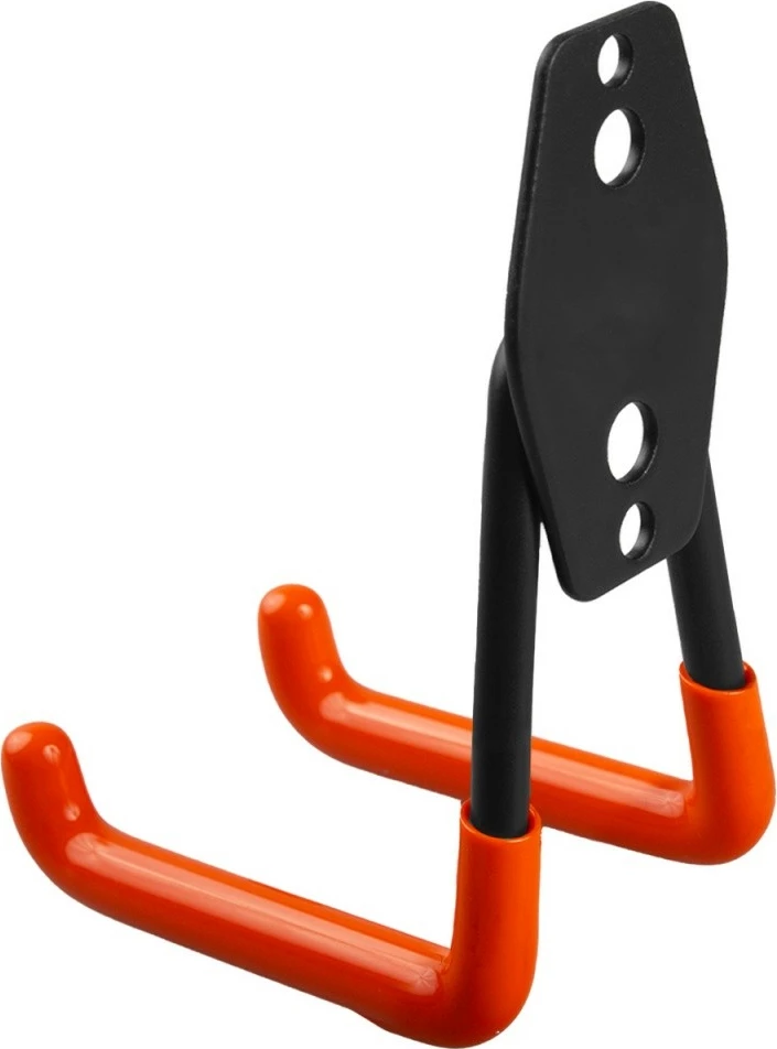 Stenska nosilna polica za garažo Maclean MC-442, jeklo, 70 kg, črno/oranžna