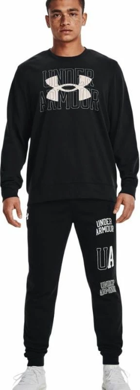 Duks, Under Armour UA Rival Terry Logo Crew, črn