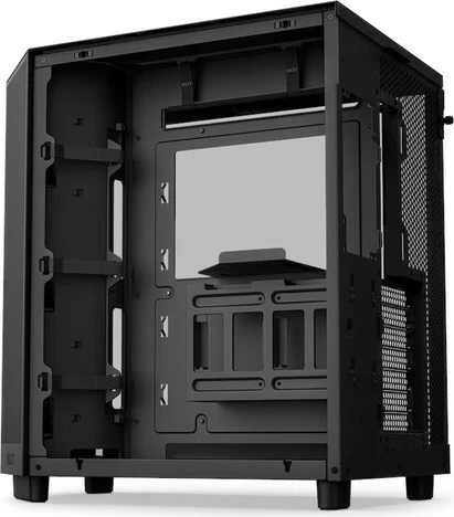 Računalniško ohišje NZXT H6 Flow RGB, Midi Tower, ARGB, kaljeno steklo, črno