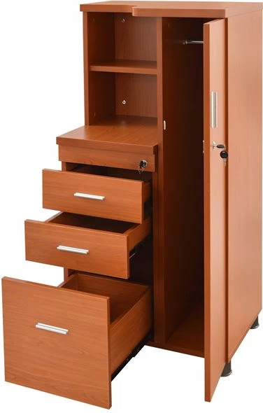 Profesionalna pisarniška omara-garderoba češnjeve barve FH2052.03R 60x46x120