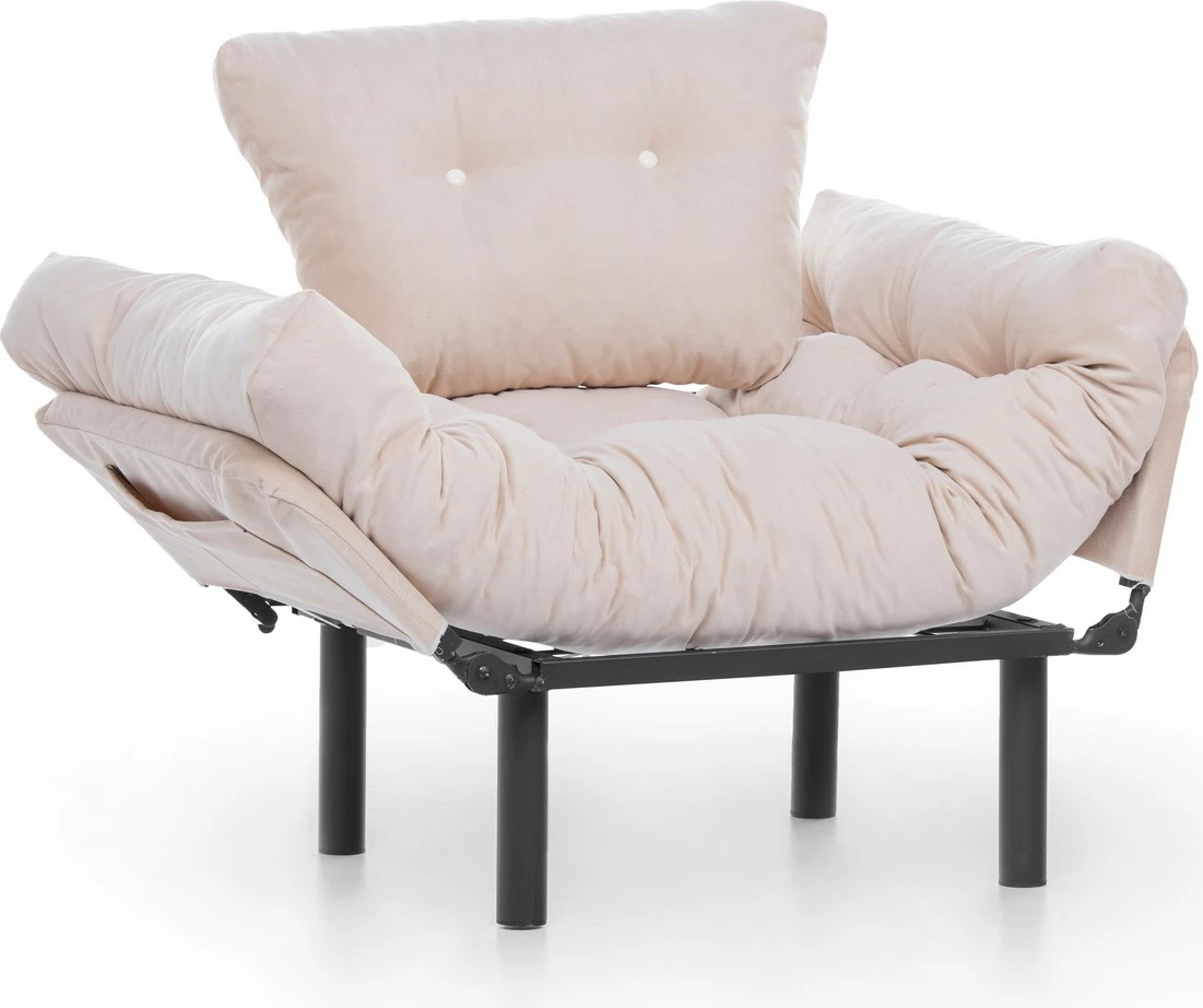 Naslonjač Wing Nitta Single, Atelier del Sofa, krem